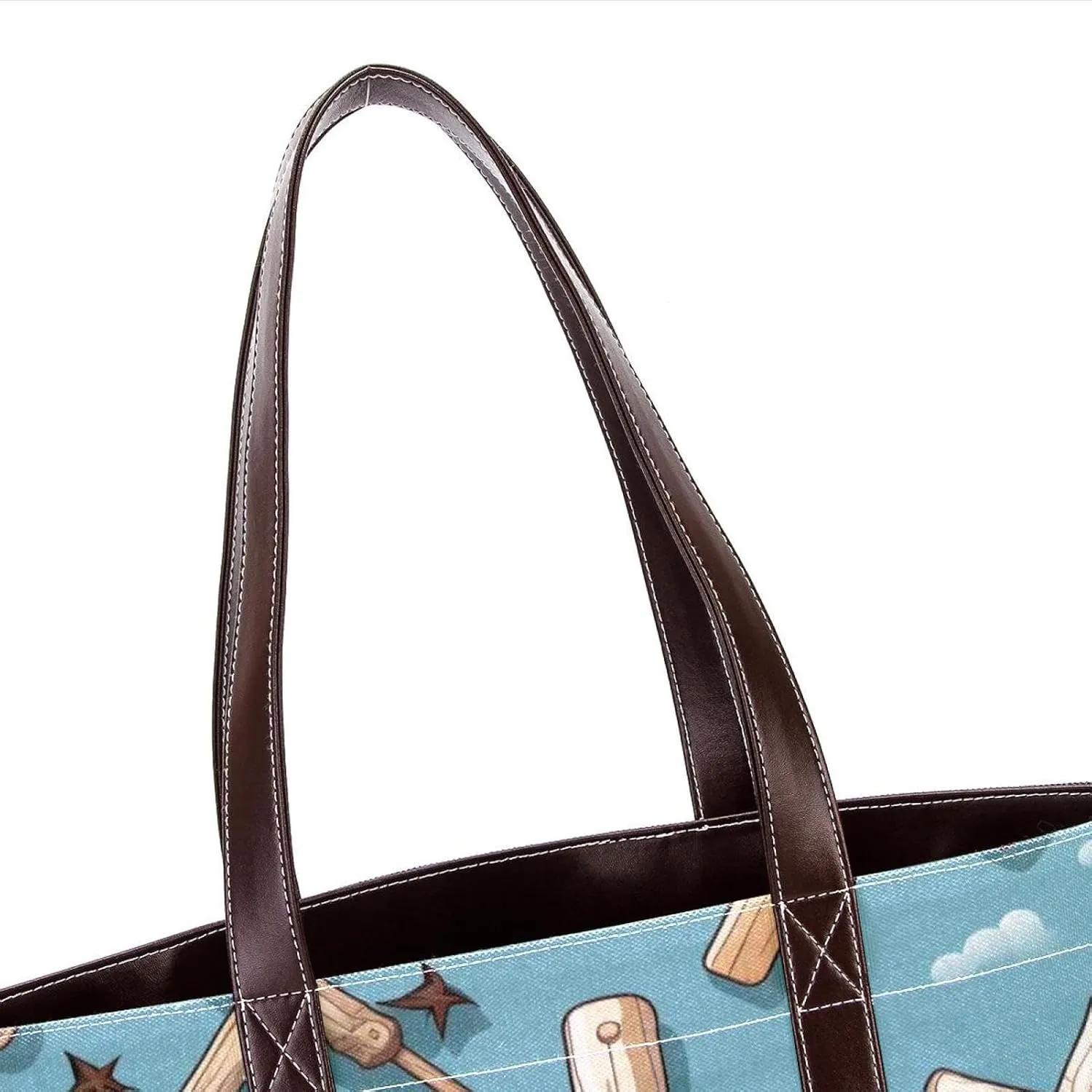 Holy Easter Cross-1123 Tote Bags Durable Leather Canvas Purses and Handbags for Women Top Handle Shoulder Satchel Hobo Bags