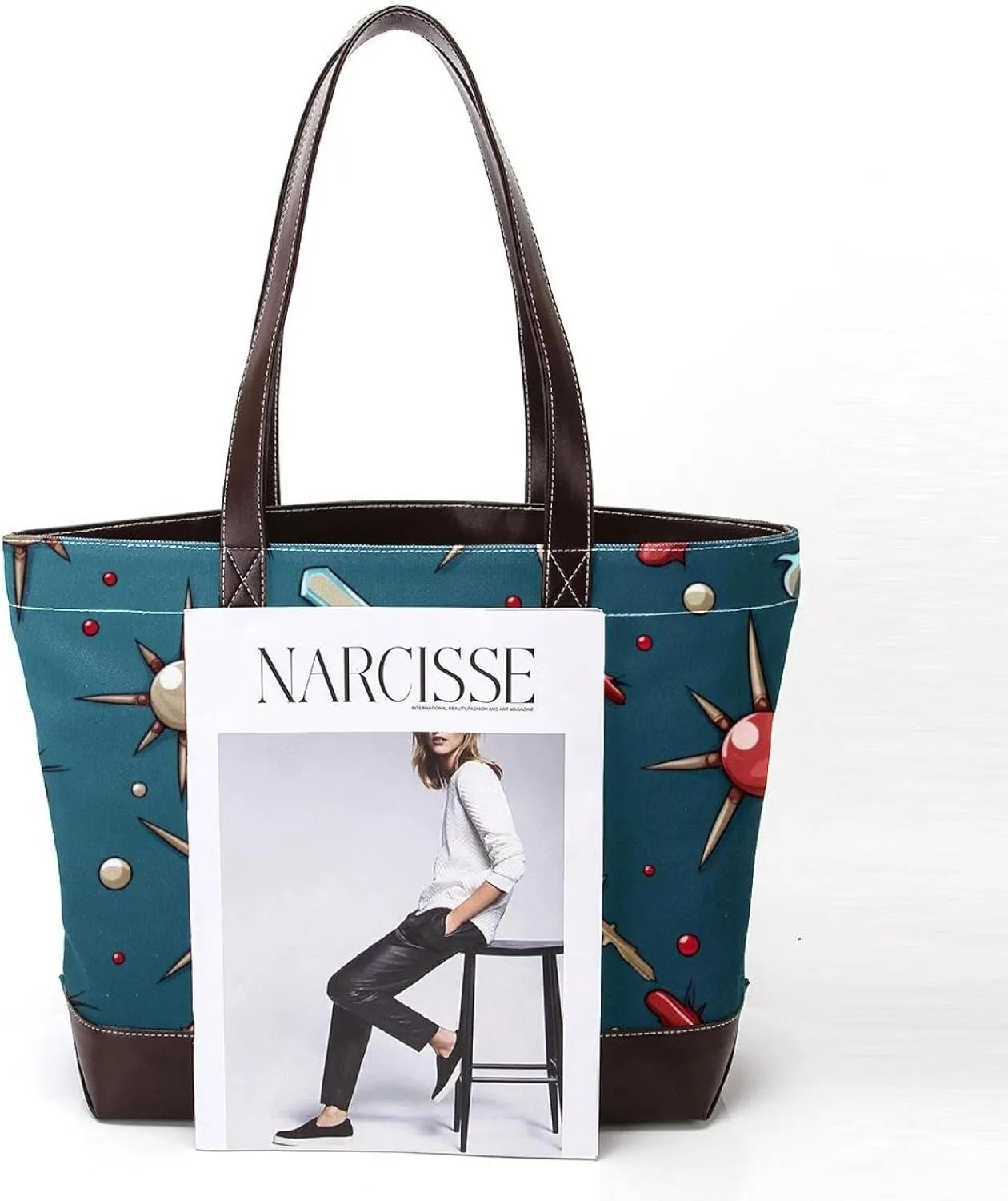 Holy Easter Cross-1123 Tote Bags Durable Leather Canvas Purses and Handbags for Women Top Handle Shoulder Satchel Hobo Bags