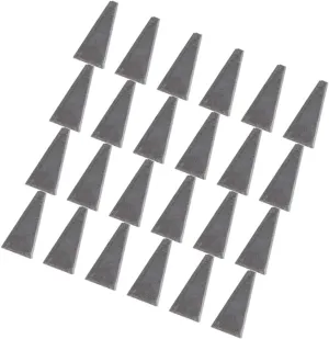 Homoyoyo 30pcs Triangle Wedges Hardware Screen Ax Wedges Welding Accessories Metal Material Home Improvement