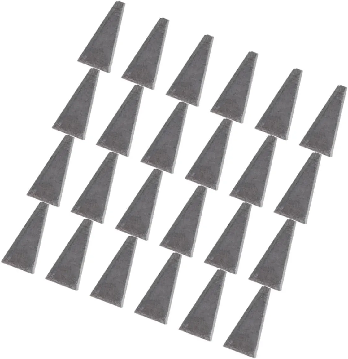 Homoyoyo 30pcs Triangle Wedges Hardware Screen Ax Wedges Welding Accessories Metal Material Home Improvement