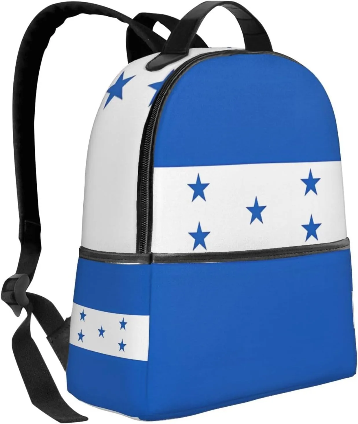 Honduran Flag Casual Backpacks Laptop Backpack Carry-on Daypack Sports Travel Rucksack Lightweight Working Bag for Outdoor Hiking Cycling Walking