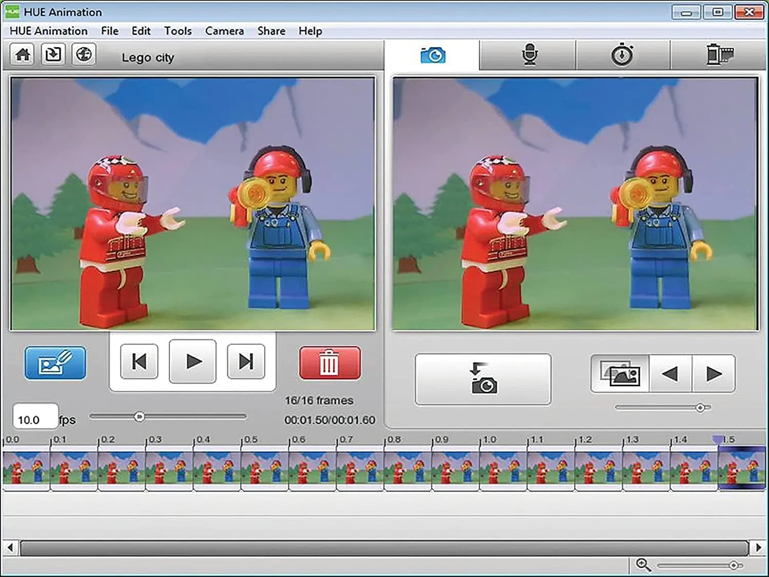 HUE Animation Studio: Complete Stop Motion Kit (Camera, Software, Book) for Windows/macOS (Blue) with Carry Case
