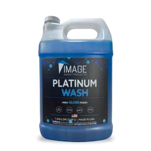 Image Wash Products - Platinum Wash - Professional Detailer Grade Concentrated Truck Wash Soap - High Lubricity Foaming Wash For Trucks/RV's/Cars/Boats/Trailers/Equipment - 1-Gallon