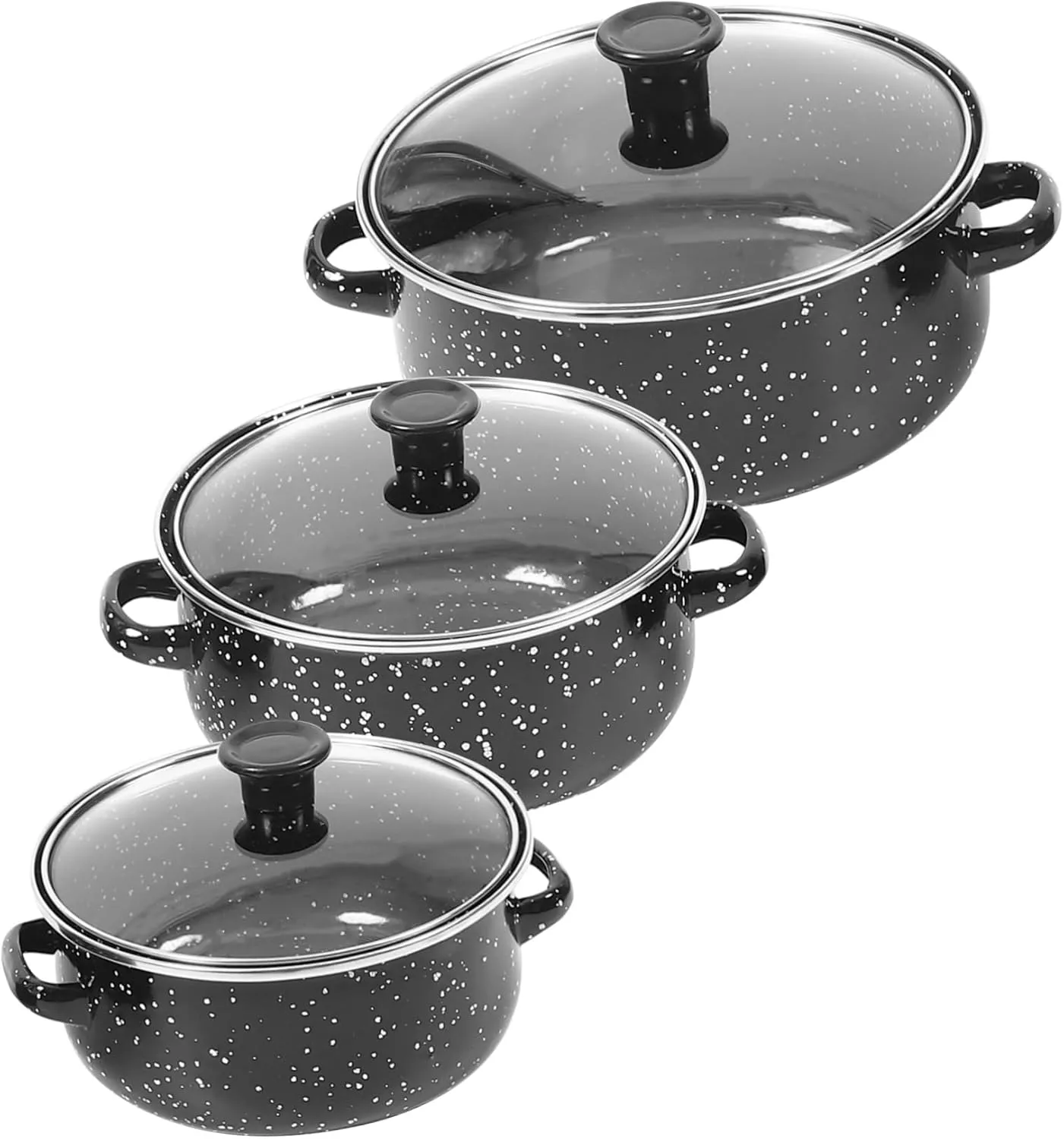 IMIKEYA 1Set Soup Pot Multifunctional Cooking Pots with Handles for Quick Boiling for Kitchens Elegant Finish Design
