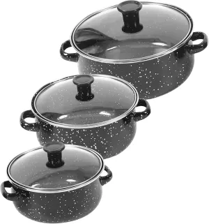 IMIKEYA 1Set Soup Pot Multifunctional Cooking Pots with Handles for Quick Boiling for Kitchens Elegant Finish Design