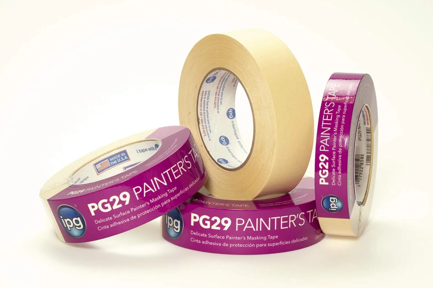 IPG PG29 Delicate Surface Masking Tape, 1.41" x 60 yd, (6-Pack)