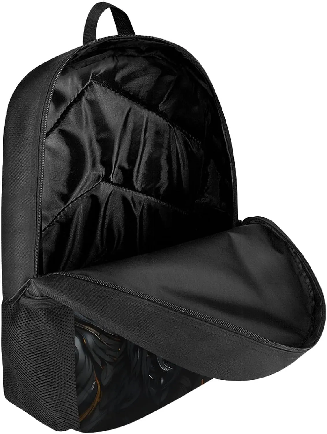 JooMeryer School Bags Backpack for Teens Childs Boys Girls 3D Animal Printed Casual Travel Knapsack Laptop Rucksack,Black Cat Gears