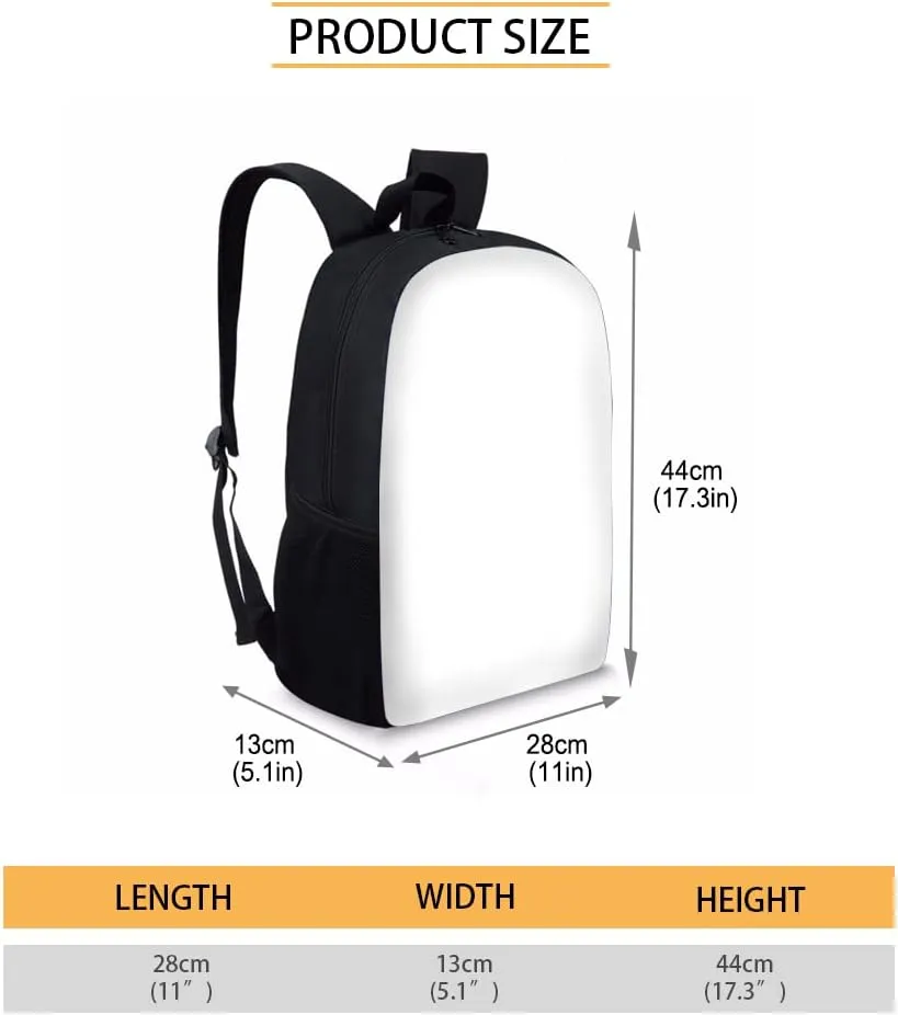 JooMeryer Wolf Backpack for Kids, School Bag Daypack Bag Book Bags Travel Backpack Rucksack Knapsack for Men Boy,Cat Flower