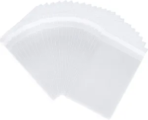 joybest 1000 Pcs - 4 x 6 Inch Clear Cello Cellophane Bags Self Sealing- 3.14 Mils Thick Cello Plastic Poly Bag Fits 4 X 6 Prints, Photos, Cards & Envelopes