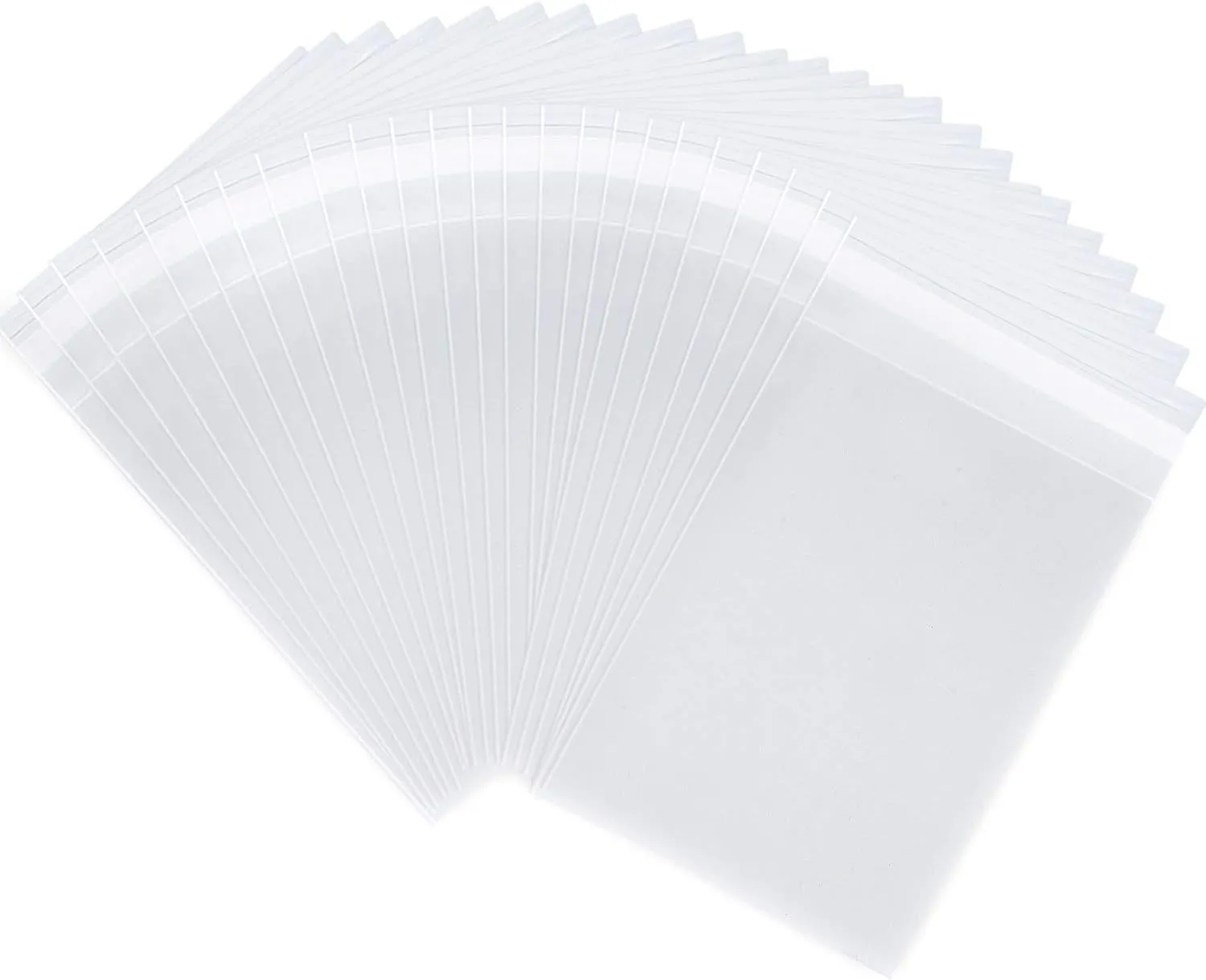 joybest 1000 Pcs - 4 x 6 Inch Clear Cello Cellophane Bags Self Sealing- 3.14 Mils Thick Cello Plastic Poly Bag Fits 4 X 6 Prints, Photos, Cards & Envelopes