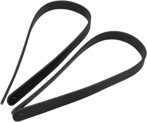 Joyzan Leather Bag Handles, Purse Handbag Strap PU Short Making Handle Replacement Tote Straw Crochet Underarm Shoulder Bags DIY Wallet Sewing Canvas Repair Supplies Accessories Rivets 25.5in 2Pcs