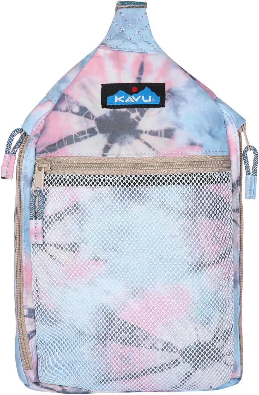 KAVU Yoho Sling Semi Padded Sling Pack Rucksack - Spiral Tie Dye