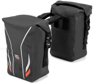 KEMIMOTO Motorcycle Saddlebags,Waterproof Luggage Bag with Surron support frame, Bike Panniers Compatible with Sur-Ron Light Bee X and S X160 X260, 12L