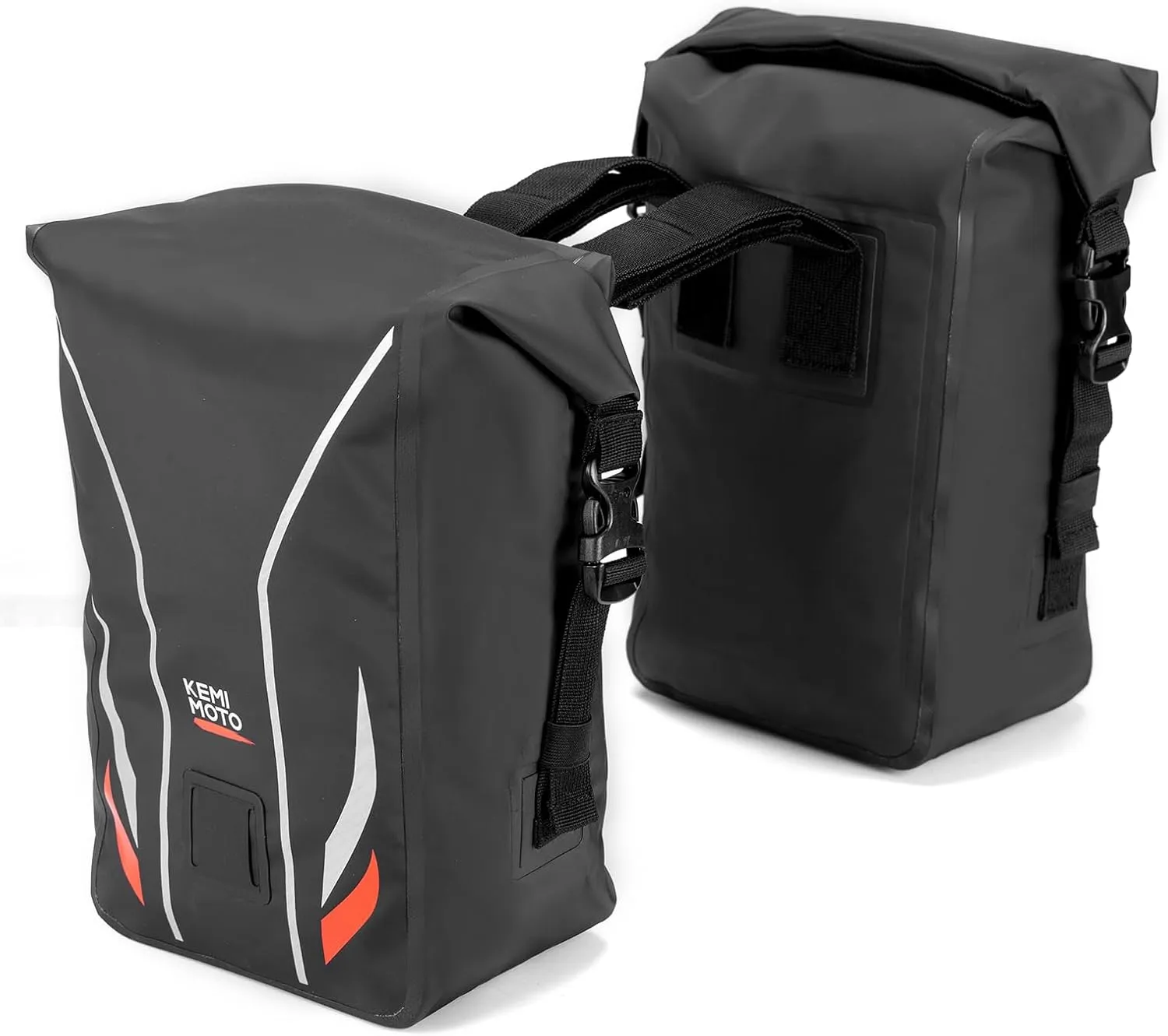 KEMIMOTO Motorcycle Saddlebags,Waterproof Luggage Bag with Surron support frame, Bike Panniers Compatible with Sur-Ron Light Bee X and S X160 X260, 12L
