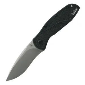 Kershaw S30V Blur Pocketknife, 3.4" S30V Powdered Stainless Steel Recurved Blade, Assisted Thumb-Stud Opening EDC