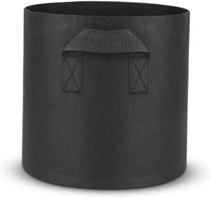 KESYOO 5 Gallon Felt Planting Pouches Round Garden Planters Large Flower Planting Bags Collapsible for Vegetable Growing Decorative for Home