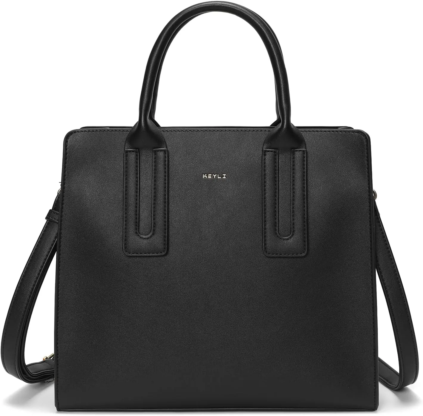 Keyli Medium Tote Bag for Women Designer Satchel Zipper Shoulder Handbags Top-handle Purses with Strap