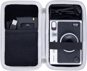 khanka for Fujifilm Instax Mini Evo Instant Camera Hard Carrying Case