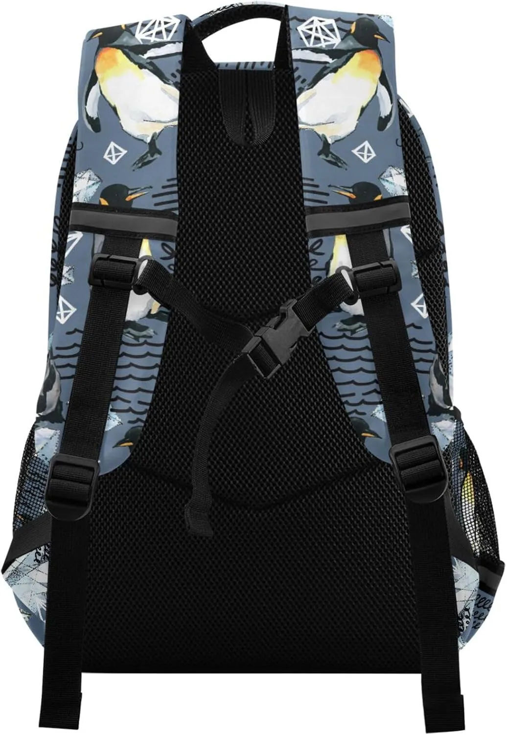 Kids Backpack for Boys Girls Bookbags Emperor Penguin School Backpack Elementary Bags Travel Daypack Lightweight Waterproof with Reflective Strip