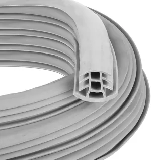 Kingdder Concrete Expansion Joint Filler Driveway Crack Filler Flexible EPDM Rubber Strip for Concrete Crack Repair Replacement Weather Aging Resistance Expansion Joint(1'' Wide, 25 ft Long)