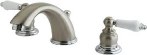 Kingston Brass KB977B Victorian Widespread Bathroom Faucet, 8-Inch Adjustable Center, Brushed Brass