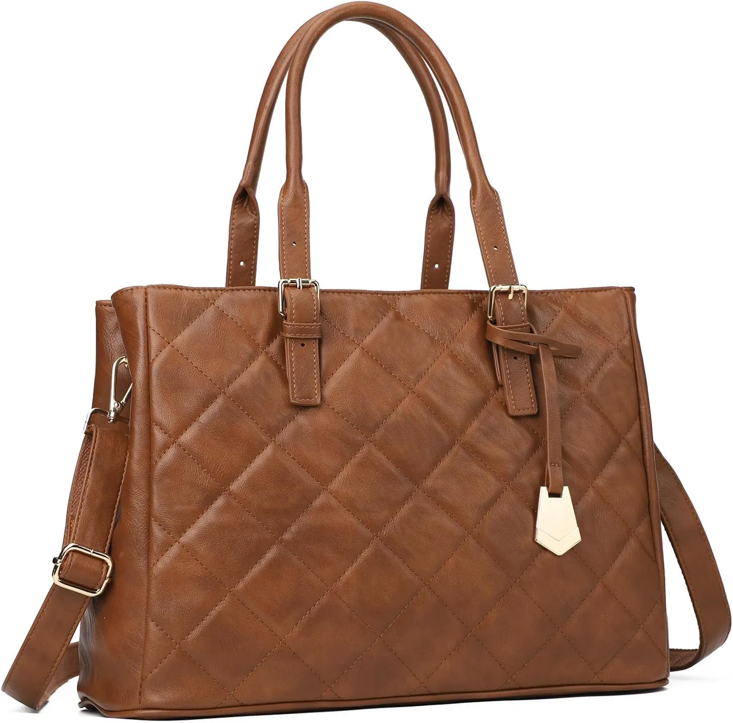 KouLi Buir Handbags for Women Quilted Tote Shoulder Bag Purse Top Handle Satchel Bags