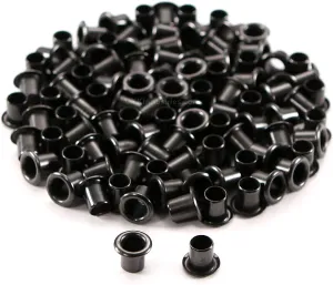 Kydex Holster Eyelets - (#8-9 Length) - (1/4 in. Diameter) - (Black Coated) - (100 Pack) - (USA Made) - Kydex Rivets for DIY Holster and Sheath Making