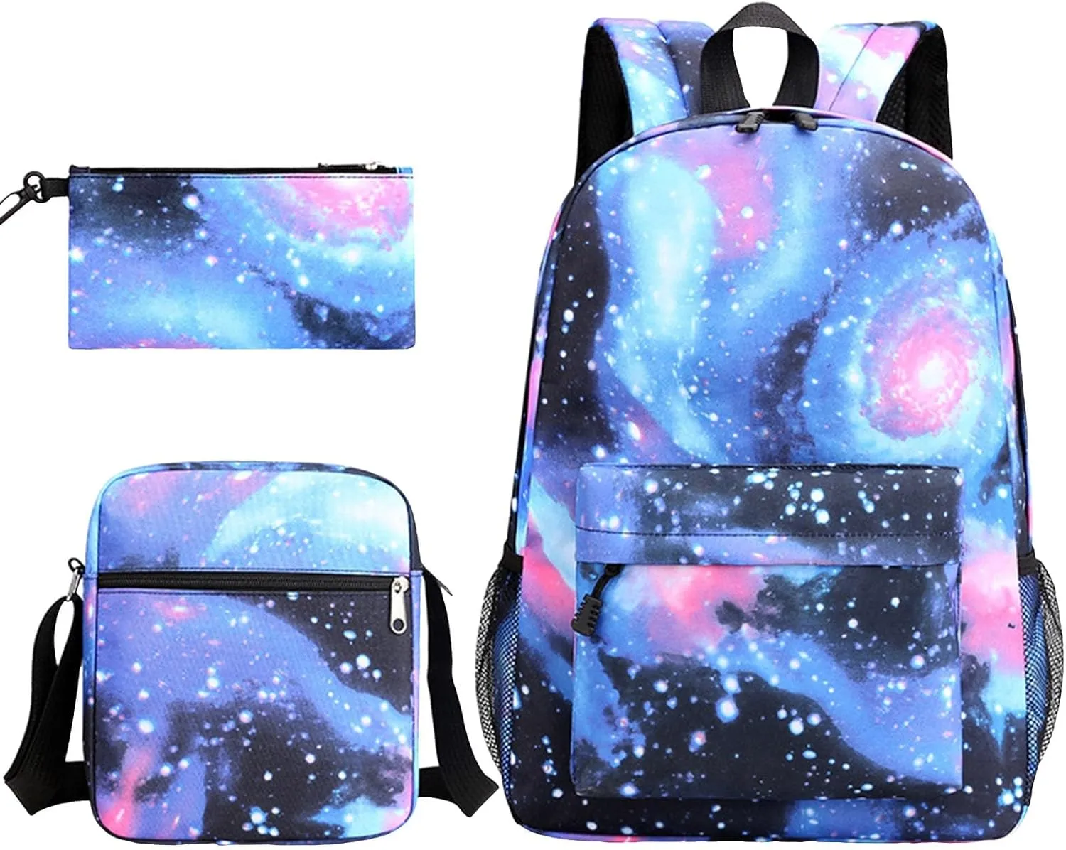 Ladies Multipurpose Design Handbag Adjustable Shoulder Belt Zipper Backpacks Stylish Daypack Purse Shoulder Bag(A)