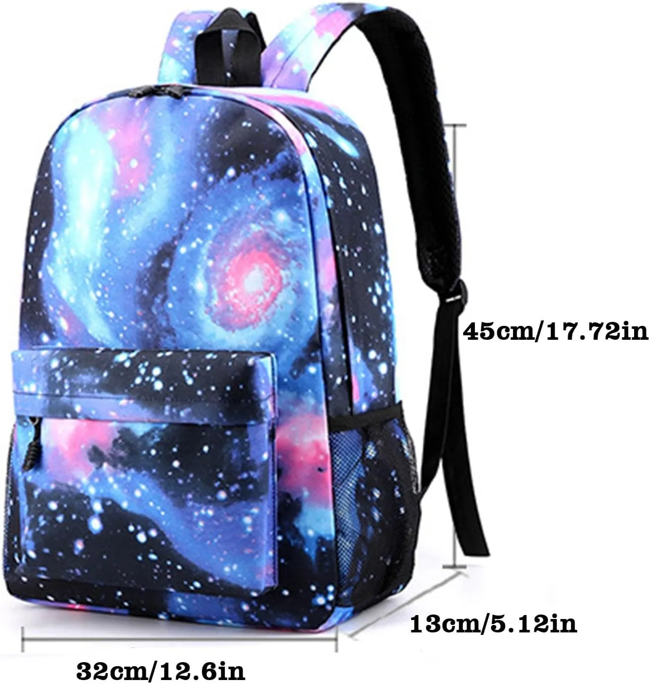 Ladies Multipurpose Design Handbag Adjustable Shoulder Belt Zipper Backpacks Stylish Daypack Purse Shoulder Bag(E)
