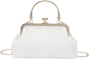 Ladies Stylish Soft PU Leather Handbag with Top Handle Chain Crossbody Shoulder Bag for Daily Use and Special Occasion