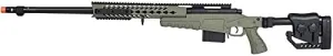 Lancer Tactical WellFire MB4418-2 Bolt Action Airsoft Sniper Rifle OD Green 380 FPS