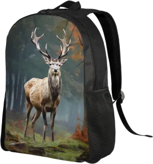 Laptop Backpack Carry On Travel Backpack Deer Animals Computer Bag Casual Daypack for Men Women