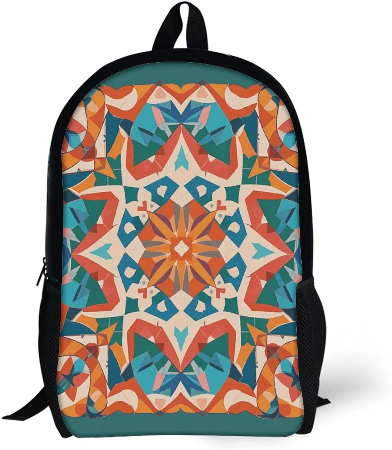Laptop Backpack for Men Women Daypack Stars Eastern Pattern Computer Bag Travel Backpacks Laptop Bag