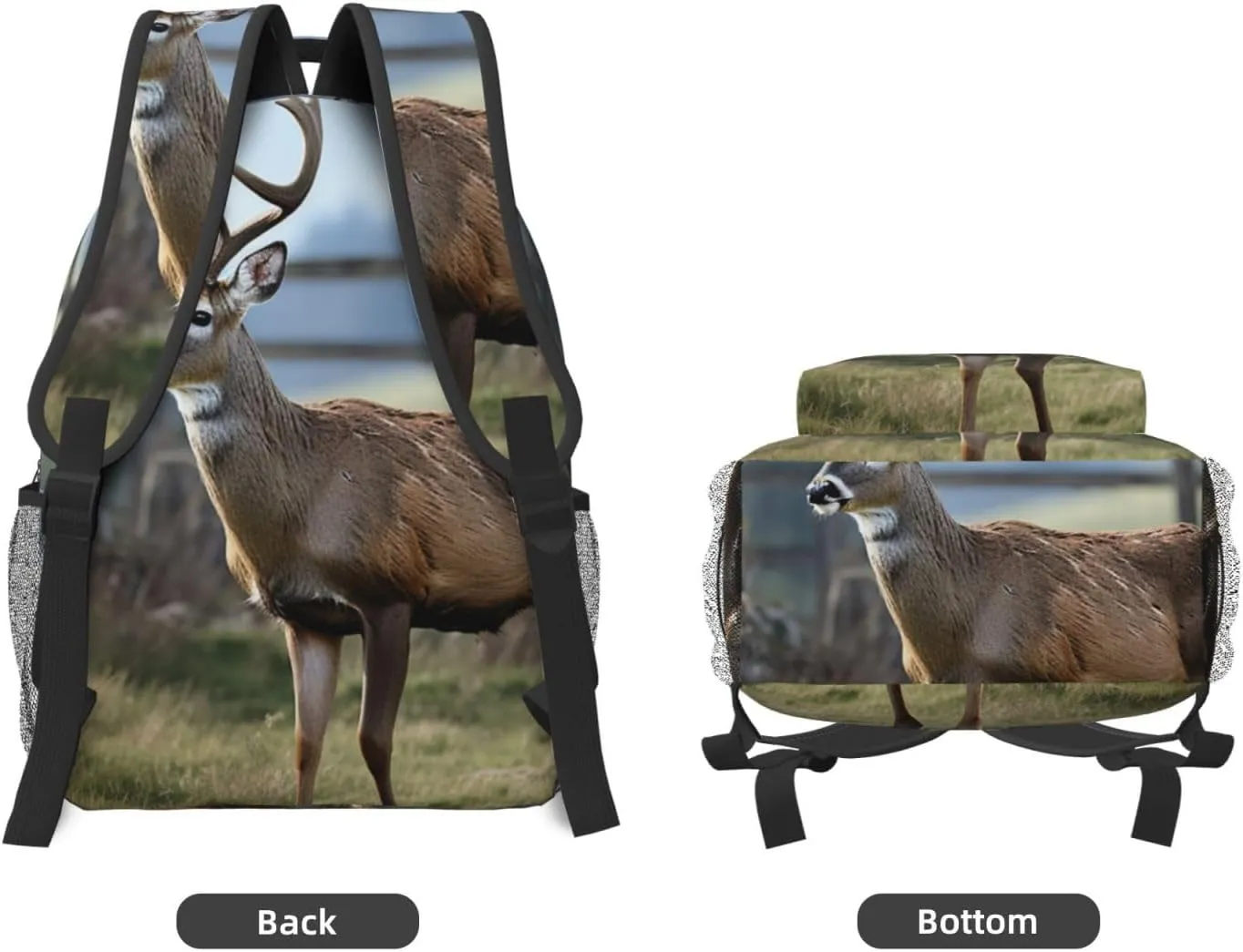 Laptop Backpack for Men Women Lightweight Travel Backpack Deer Animal Daypack Laptop Bag for Travel