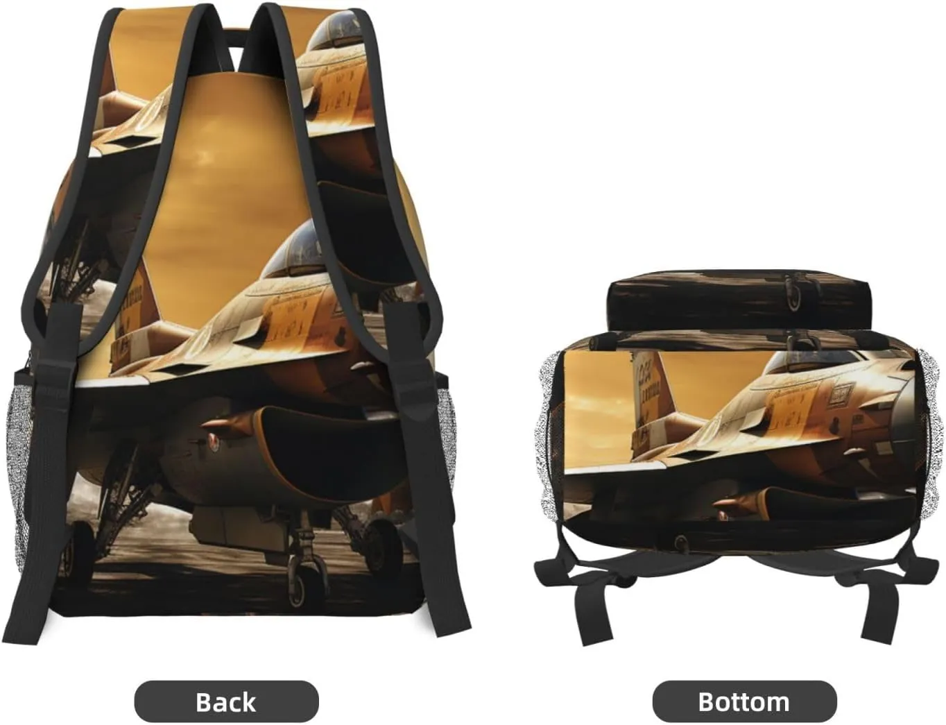 Laptop Backpack for Men Women Lightweight Travel Backpack Falcon Fighter Daypack Laptop Bag for Travel