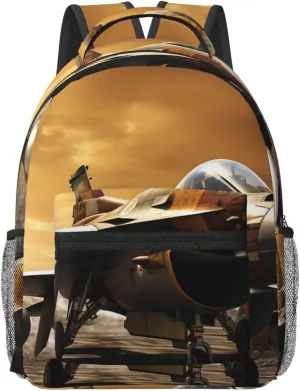 Laptop Backpack for Men Women Lightweight Travel Backpack Falcon Fighter Daypack Laptop Bag for Travel