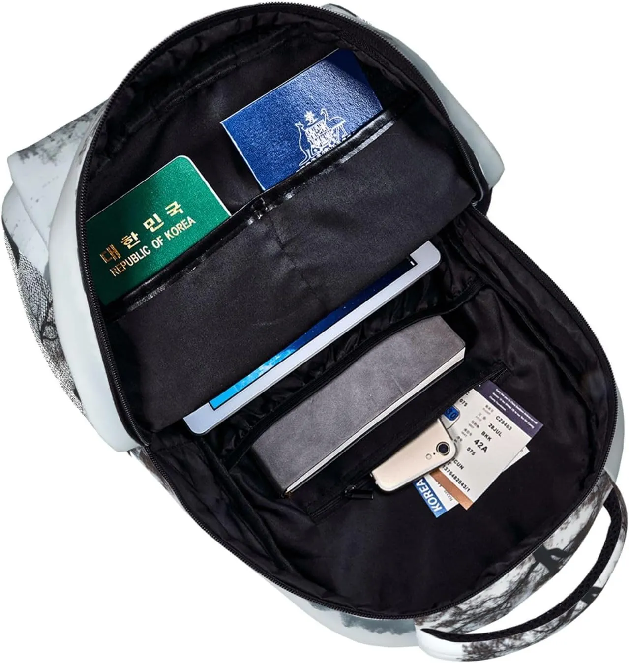 Laptop Backpack for Men Women Lightweight Travel Backpack Tree in the mist Daypack Laptop Bag for Travel