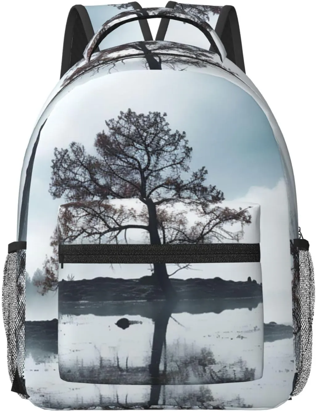 Laptop Backpack for Men Women Lightweight Travel Backpack Tree in the mist Daypack Laptop Bag for Travel