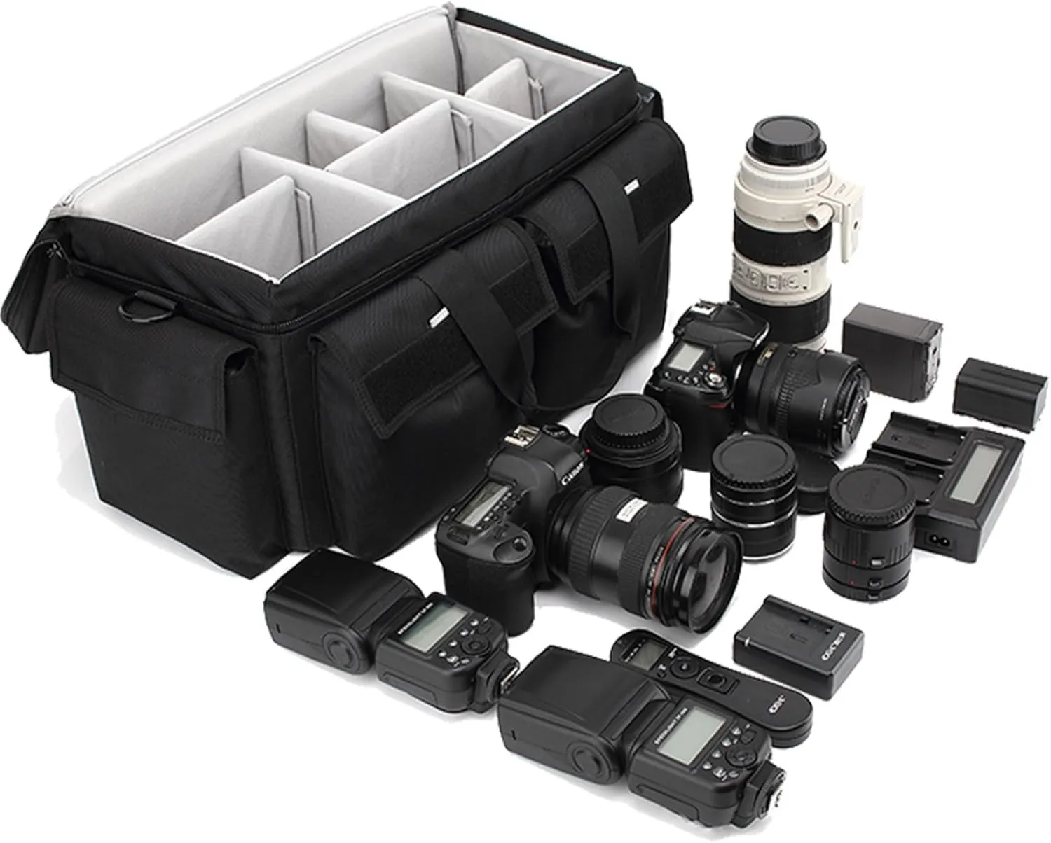 Large Camera Bag, Pressure proof &Waterproof DSLR SLR Mirrorless Gadget bag,Cine Cube Bag for Camera Gear, Photographer, Videographer Videomakers，For FS7/FS6(XL)