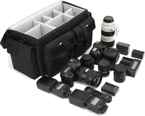 Large Camera Bag, Pressure proof &Waterproof DSLR SLR Mirrorless Gadget bag,Cine Cube Bag for Camera Gear, Photographer, Videographer Videomakers，For FS7/FS6(XL)