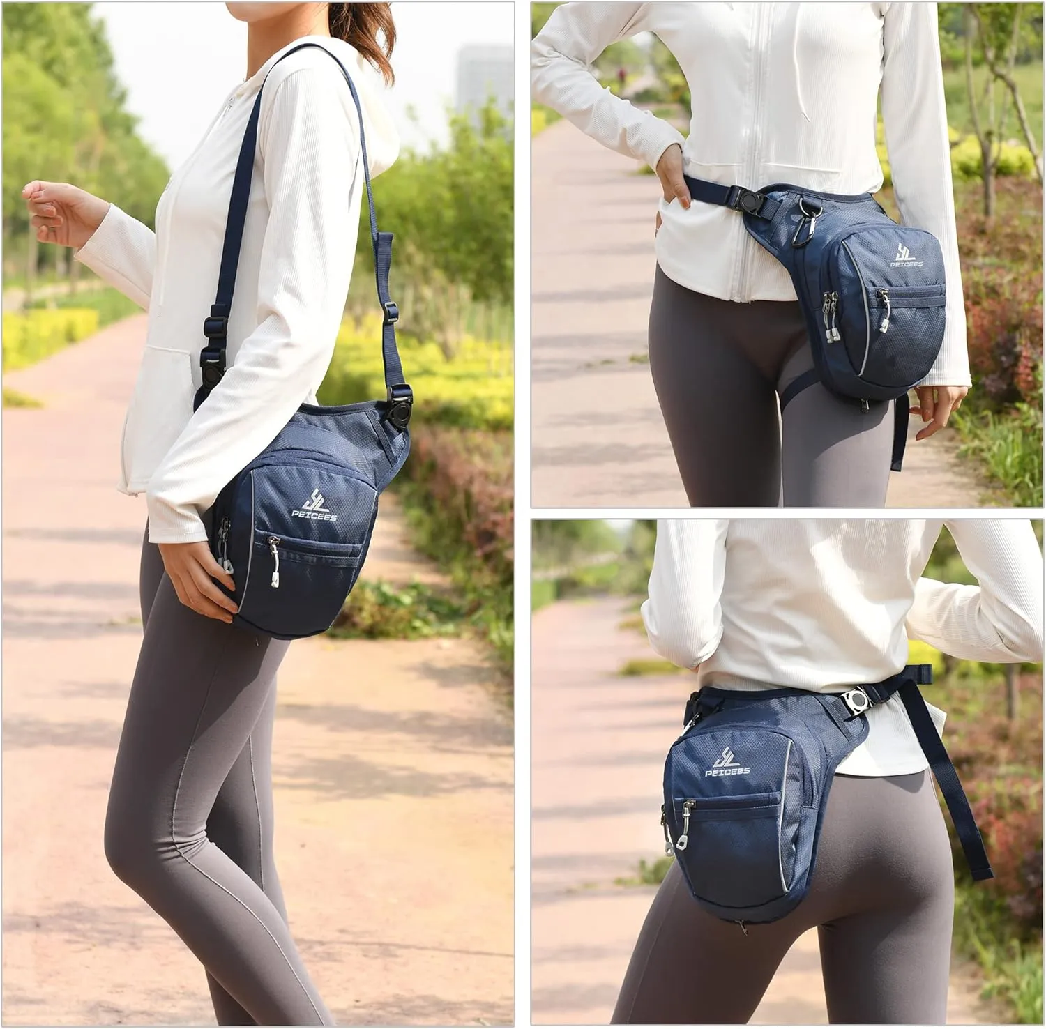 Leg Bag for Men Fanny Packs Women Men Outdoor Thigh Bags Motorcycle Ride Crossbody Backpack