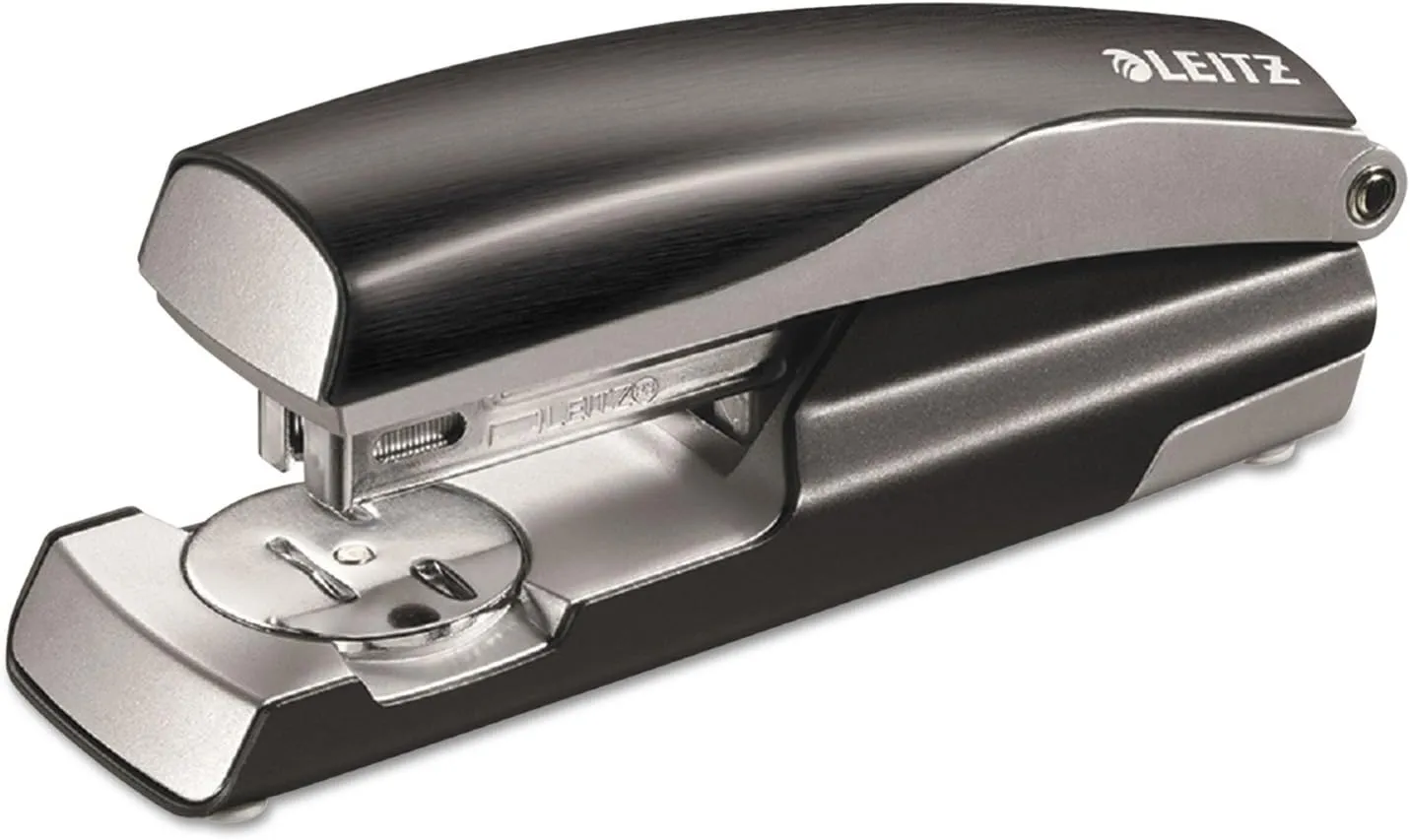 Leitz 55657094 NeXXt Series Style Metal Stapler, Full-Strip, 40-Sheet Capacity, Black