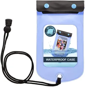 Lewis N. Clark WaterSeals Triple Seal Waterproof Pouch   Dry Bag for Cell Phone or Tablet, Great for Kayak, Canoe, Pool, Beach, Medium (5.6x4.5)