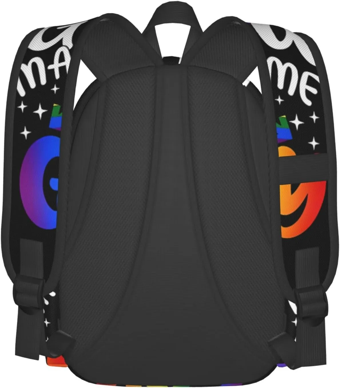 Lgbt Rainbow Gay Pride Flag God Made Me Gay Pride Day Laptop Backpack Shoulder Bag Laptop Pack Travel Backpacks Commuter Back Pack Casual Daypack Bags With Side Pockets
