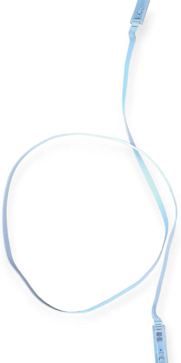 Light Solutions 9.8Ft Extension Cable Compatible with Philips Hue Lightstrip V4 Lighting & Solo lightstrip - LED Strip LED Lighting - Extension Cable Power - White (Pack of 2)