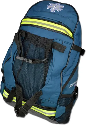 Lightning X Products EMS Special Events First Aid EMT First Responder Trauma Backpack BLS Bag - Navy Blue