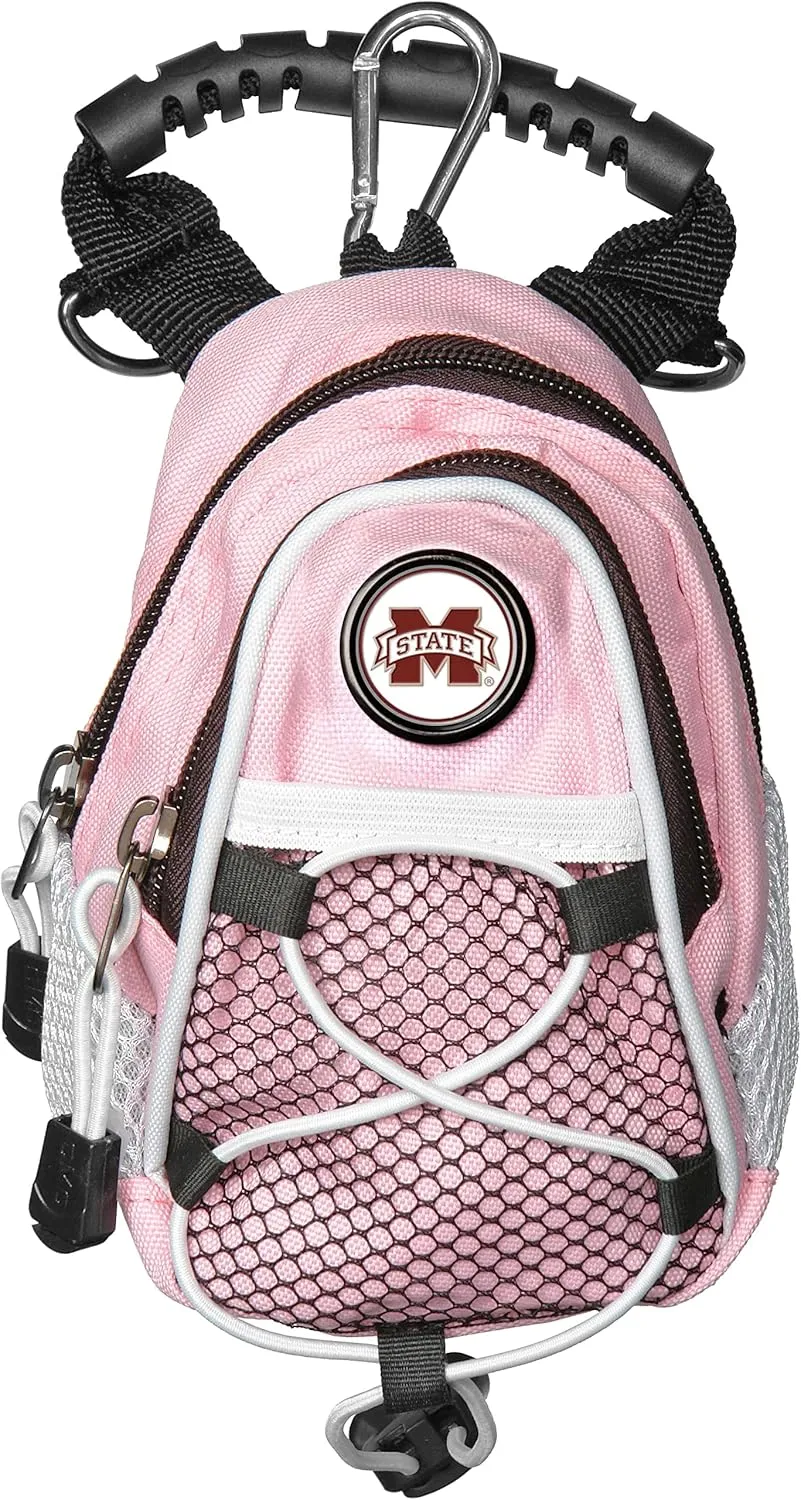 LinksWalker Mississippi State Bulldogs - Mini Day Pack - Pink Cross Body Waist Pack Bag