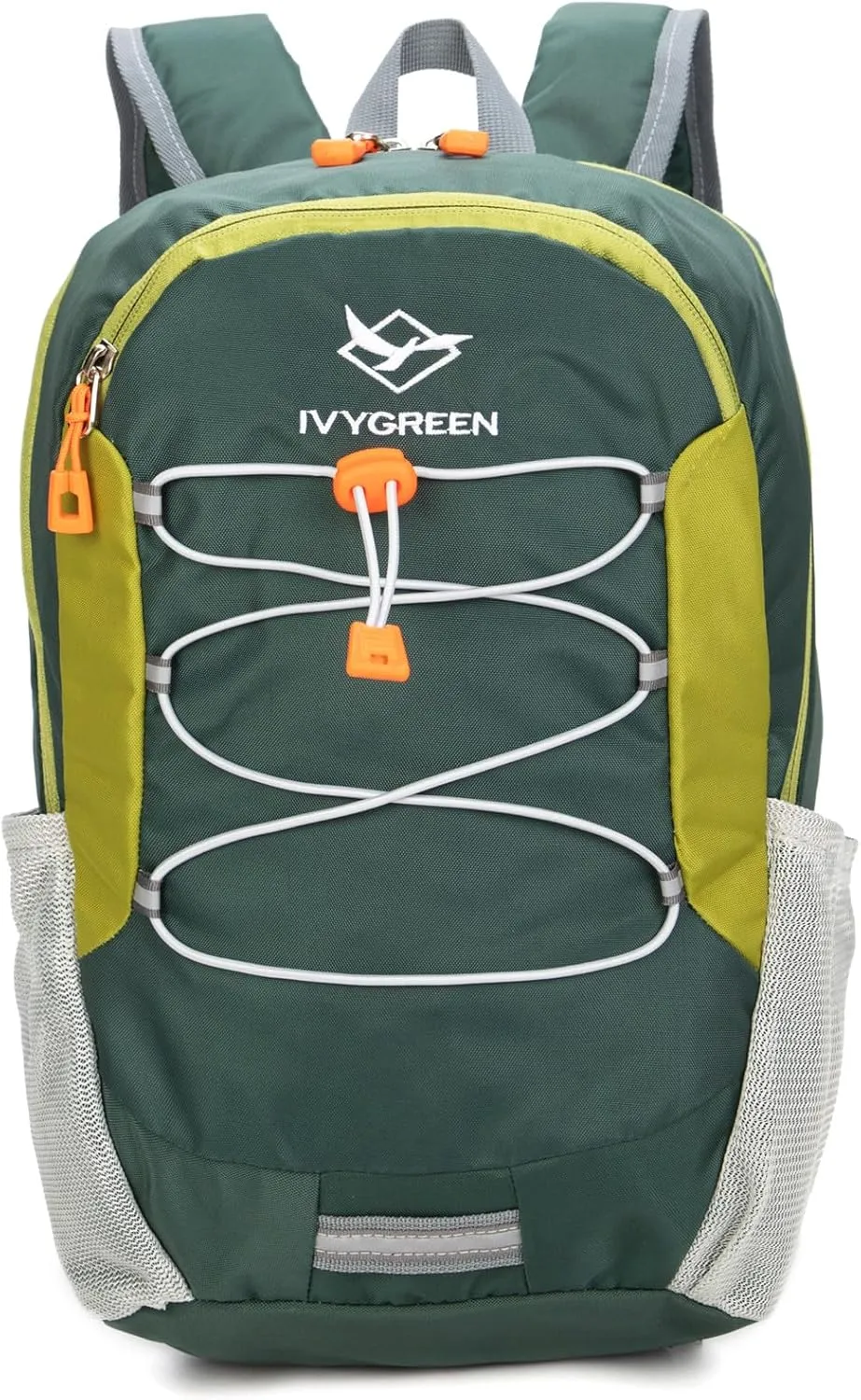 Little Kids Hiking Backpack for Boys or Girls, Small Daypack for Camping or Travel (Green, Small)
