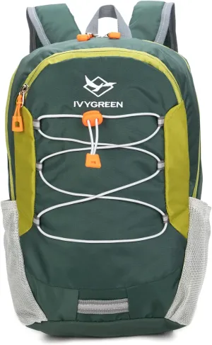 Little Kids Hiking Backpack for Boys or Girls, Small Daypack for Camping or Travel (Green, Small)