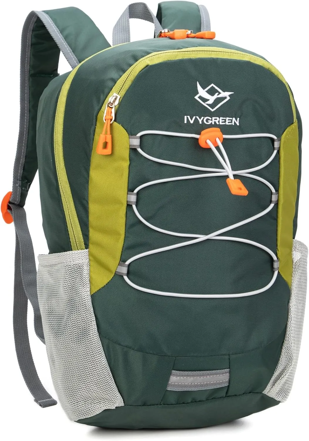 Little Kids Hiking Backpack for Boys or Girls, Small Daypack for Camping or Travel (Green, Small)